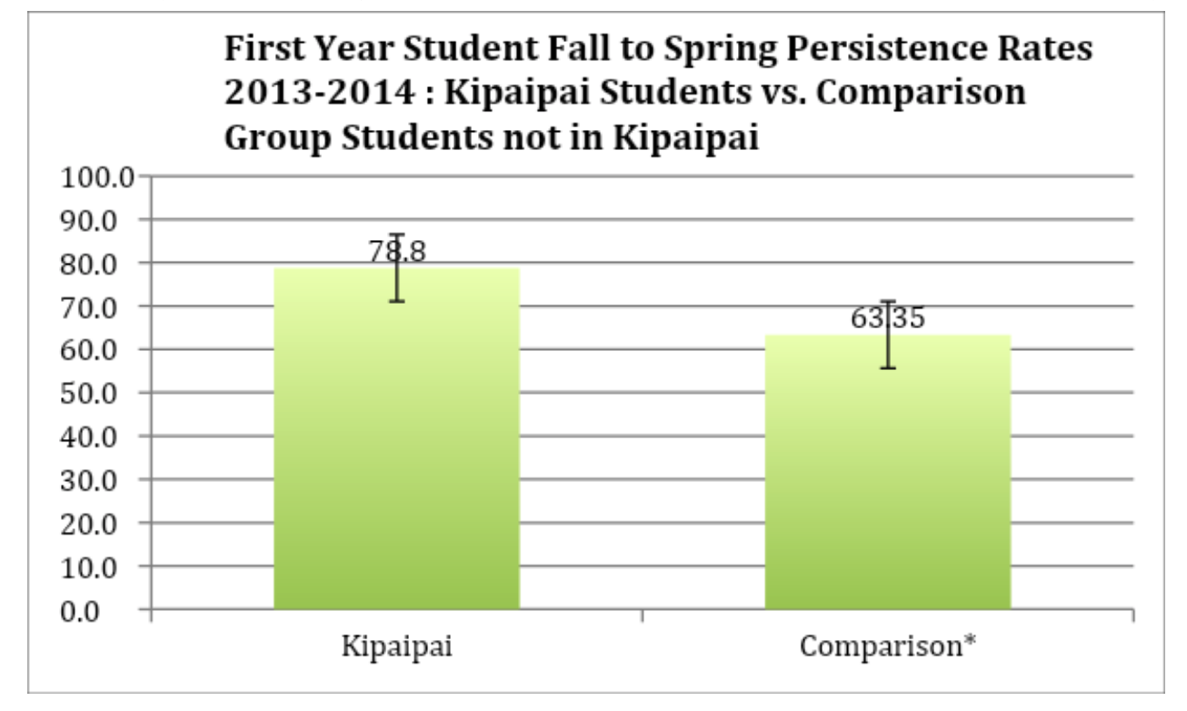 First Year Student Fall to Spring Persistence Rates